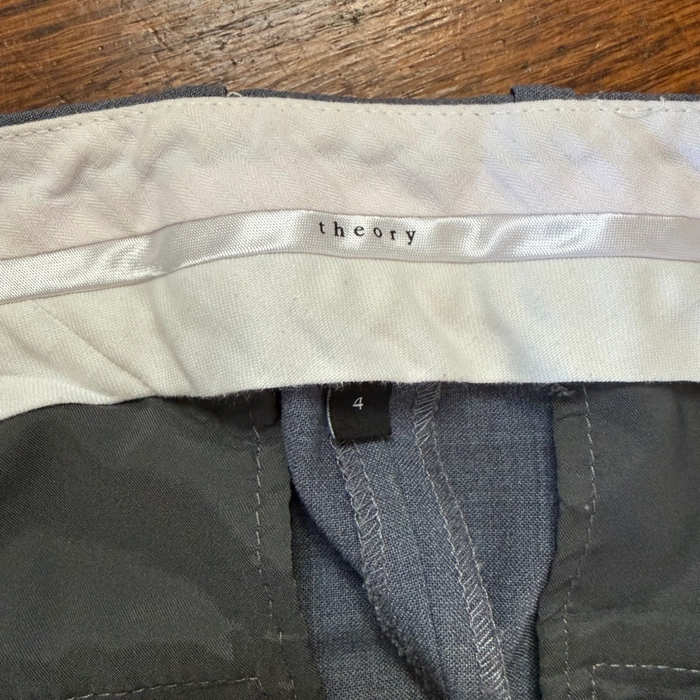 Theory Charcoal Gray Dress Pants Size 4